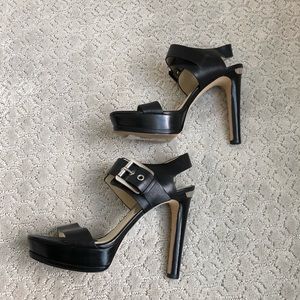 Michael Kors Black Platform Heels (Size 40)